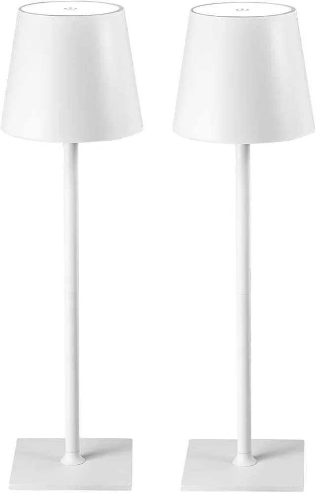 2 Pack Cordless Table Lamps, 3 Colors Stepless Dimming, 5000mAh Rechargeable Battery LED Desk Lam... | Amazon (US)