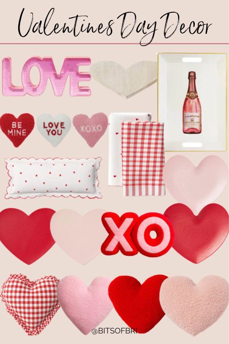 Valentine’s Day decor! 

Red and pink decor. Home decor. Heart decorations. Pillow. Plate. Towel. Serving tray  

#LTKfindsunder50 #LTKhome #LTKfindsunder100