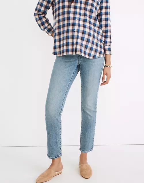 Maternity Over-the-Belly Perfect Vintage Jeans in Banner Wash | Madewell