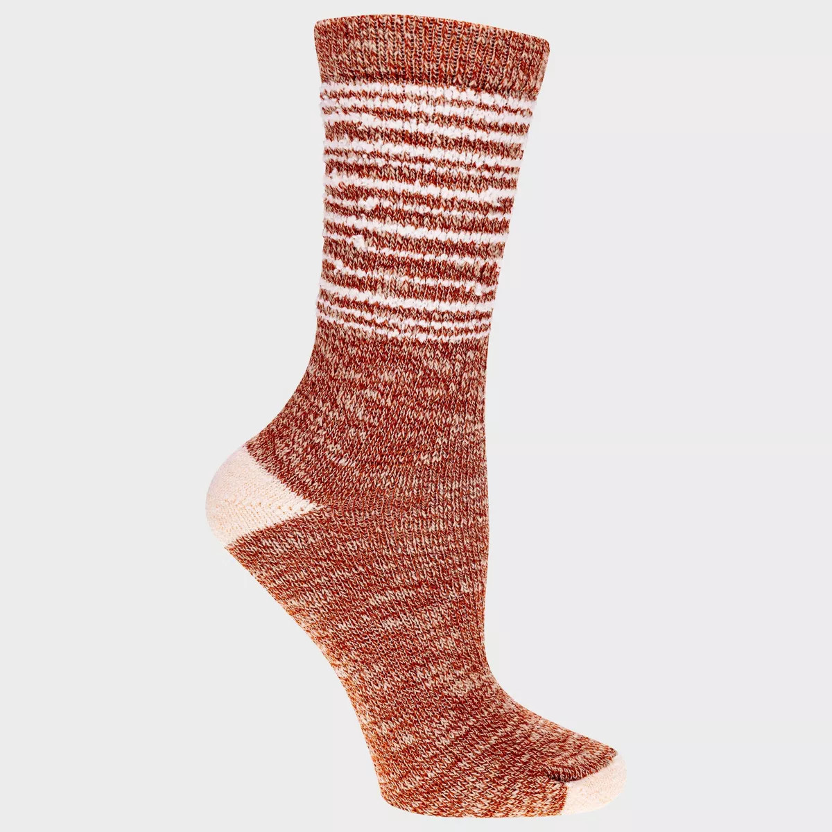Alaska Knits Women's Striped Feather Wool Blend Lightweight Crew Socks - 4-10 | Target