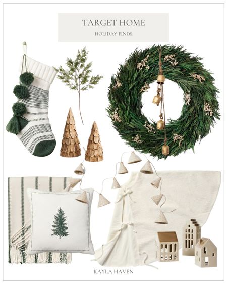 Target holiday home decor! If you’re looking for affordable home decor for the holiday season, and want to grab things before they sell out, all of these pieces are perfect! Such great price points, texture, and character! 

#LTKstyletip #LTKHoliday #LTKhome