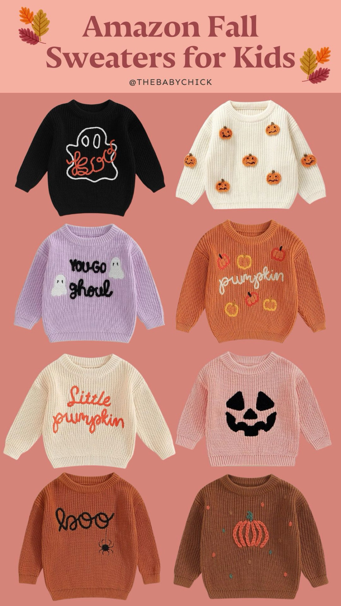 The cutest fall sweaters for kids on Amazon!! 😍🎃👻

#LTKSeasonal #LTKFindsUnder50 #LTKKids