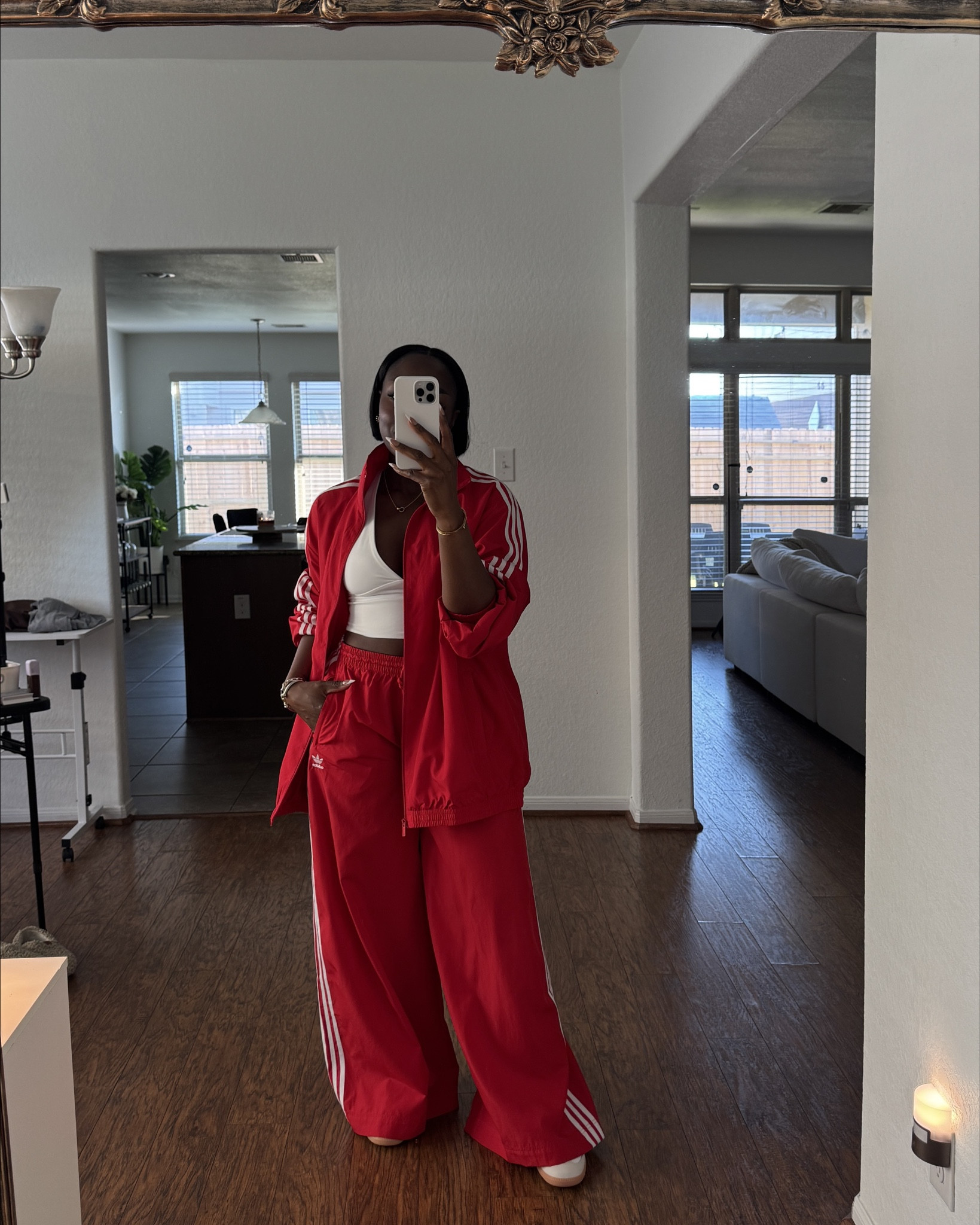 Wearing a medium top and large bottoms in this Adidas set and I love how oversized it is!

#LTKStyleTip