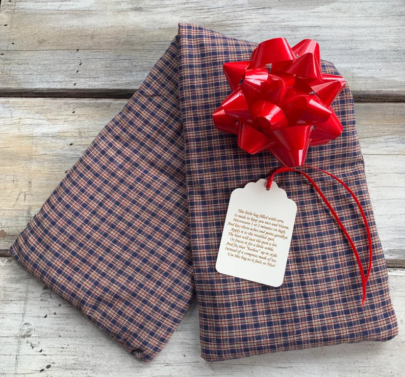 Christmas gift. Heat pack is reusable. Heating pad for neck, Corn Bag is Microwavable, | Etsy (US)
