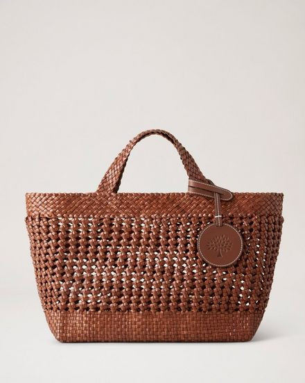 Small Woven Leather Tote | MULBERRY
