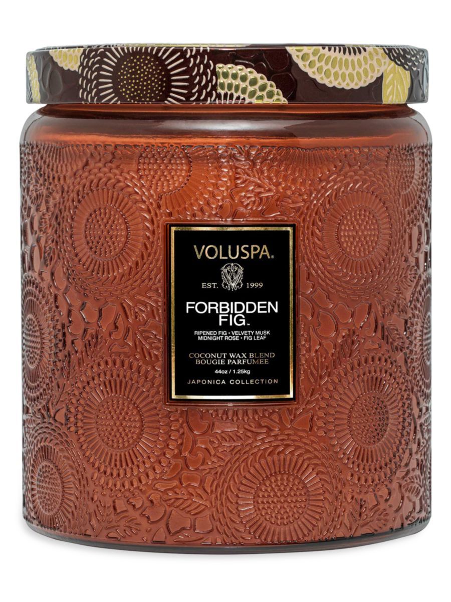 Voluspa Forbidden Fig Luxe Jar Candle | Saks Fifth Avenue
