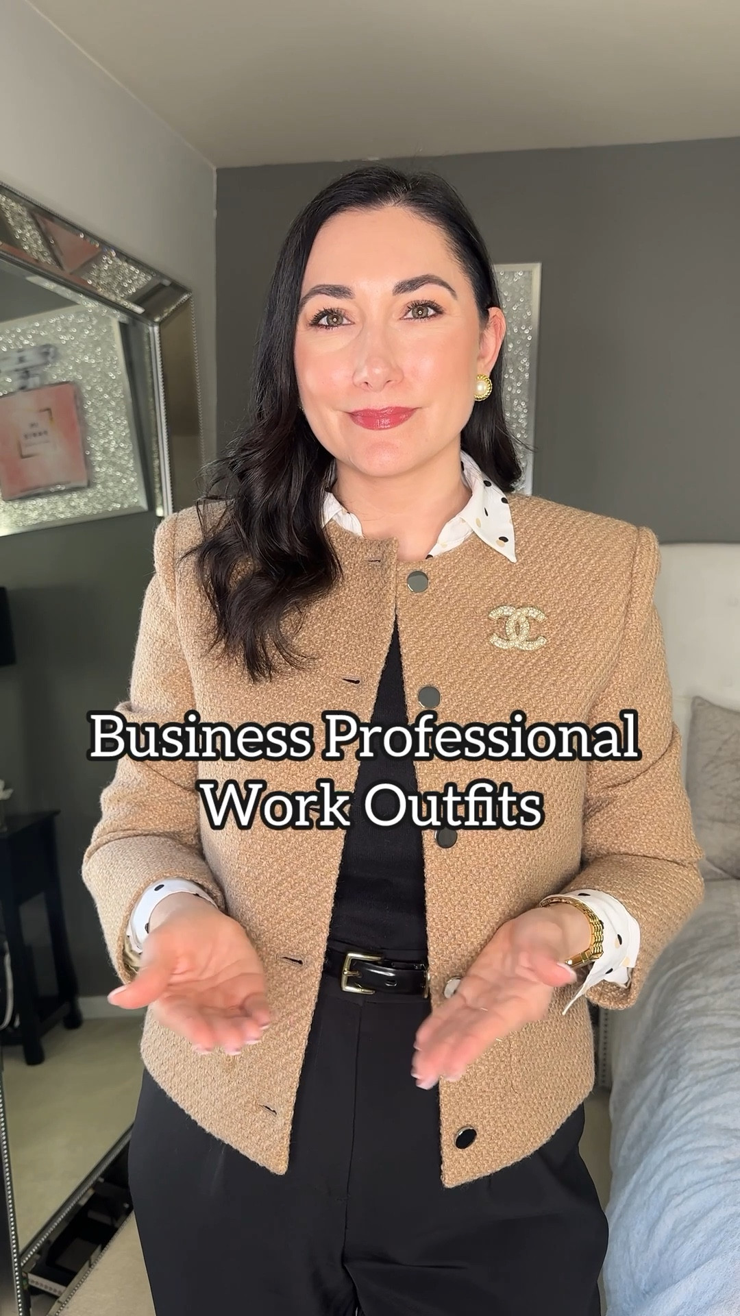 Business professional work outfit ideas ❤️ 

I’m starting a workwear series based off the different levels of workwear attire. Today I’m starting with business professional which is more formal in presentation and neutral in tone. Generally you will see suit sets, blazers, dress shirts/blouses, trousers, dresses/skirts and closed toe shoes. I always think of the show Suits when thinking of what would be acceptable in this work environment. 

#interviewoutfits #businessprofessional #workwear #officeoutfits 



#LTKSeasonal #LTKWorkwear