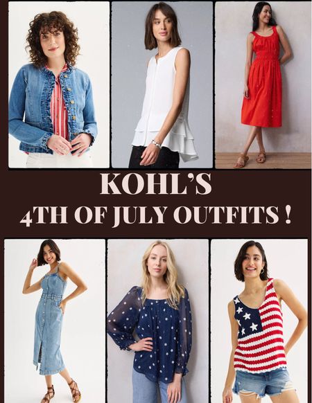 Kohl’s 4th of July outfits / summer outfits / transition to fall 

#LTKOver40 #LTKFindsUnder50 #LTKWorkwear