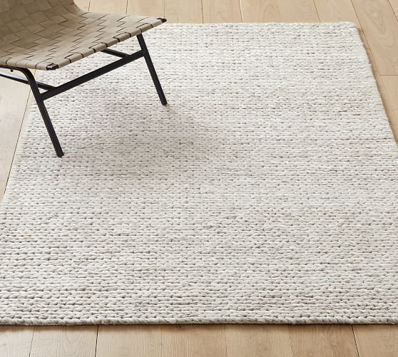 Chunky Knit Sweater Handwoven Rug | Pottery Barn (US)