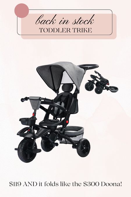 Our favorite trike is back in stock AND folds!! From Amazon!

#LTKtravel #LTKbaby #LTKkids