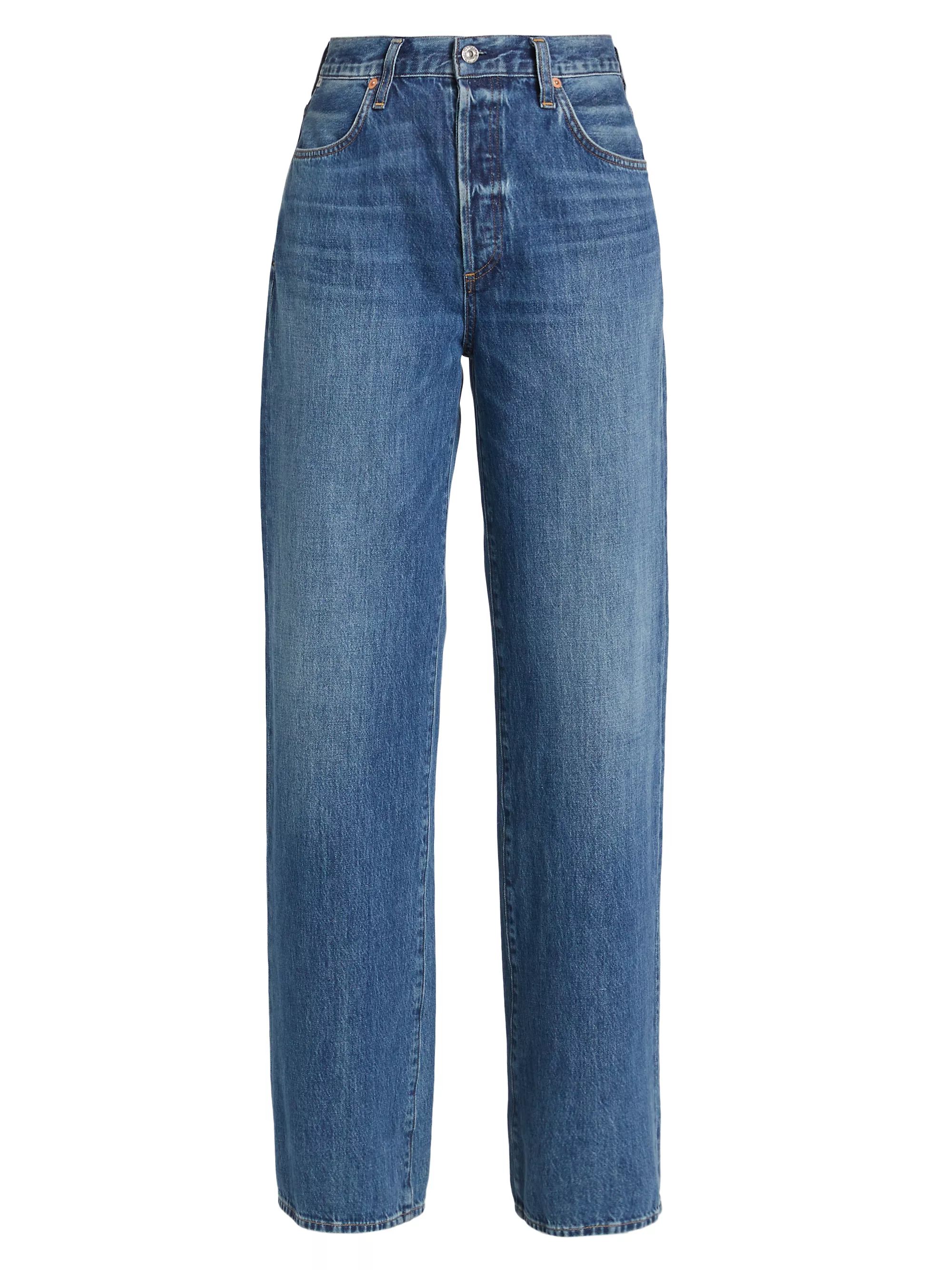 Annina High-Rise Rigid Wide-Leg Jeans | Saks Fifth Avenue