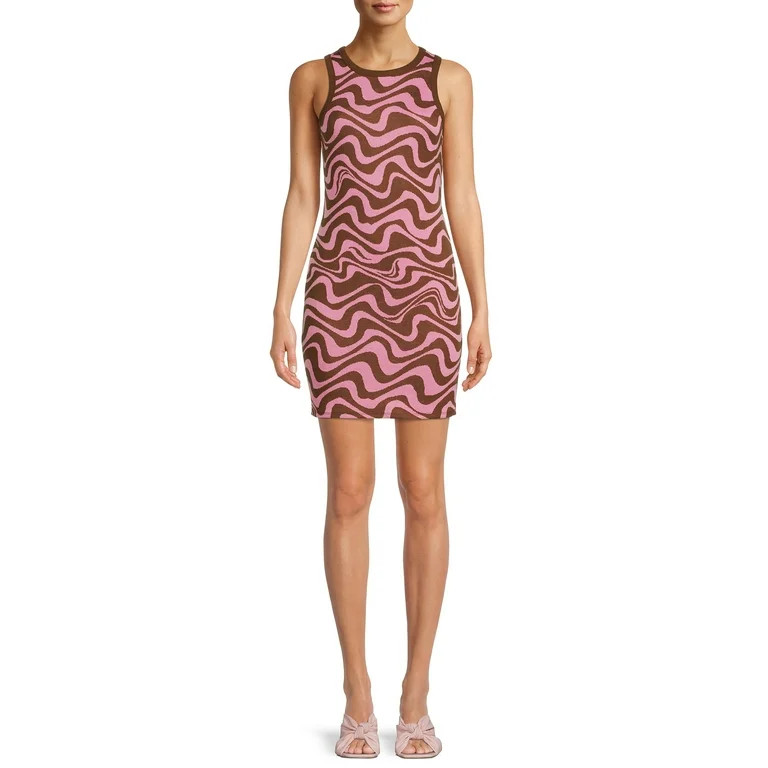 No Boundaries Juniors Sleeveless Knit Dress | Walmart (US)