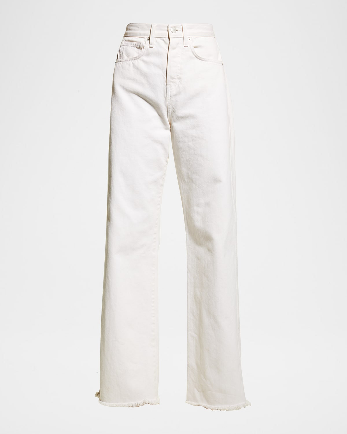 Taylor High-Rise Wide-Leg Jeans | Neiman Marcus