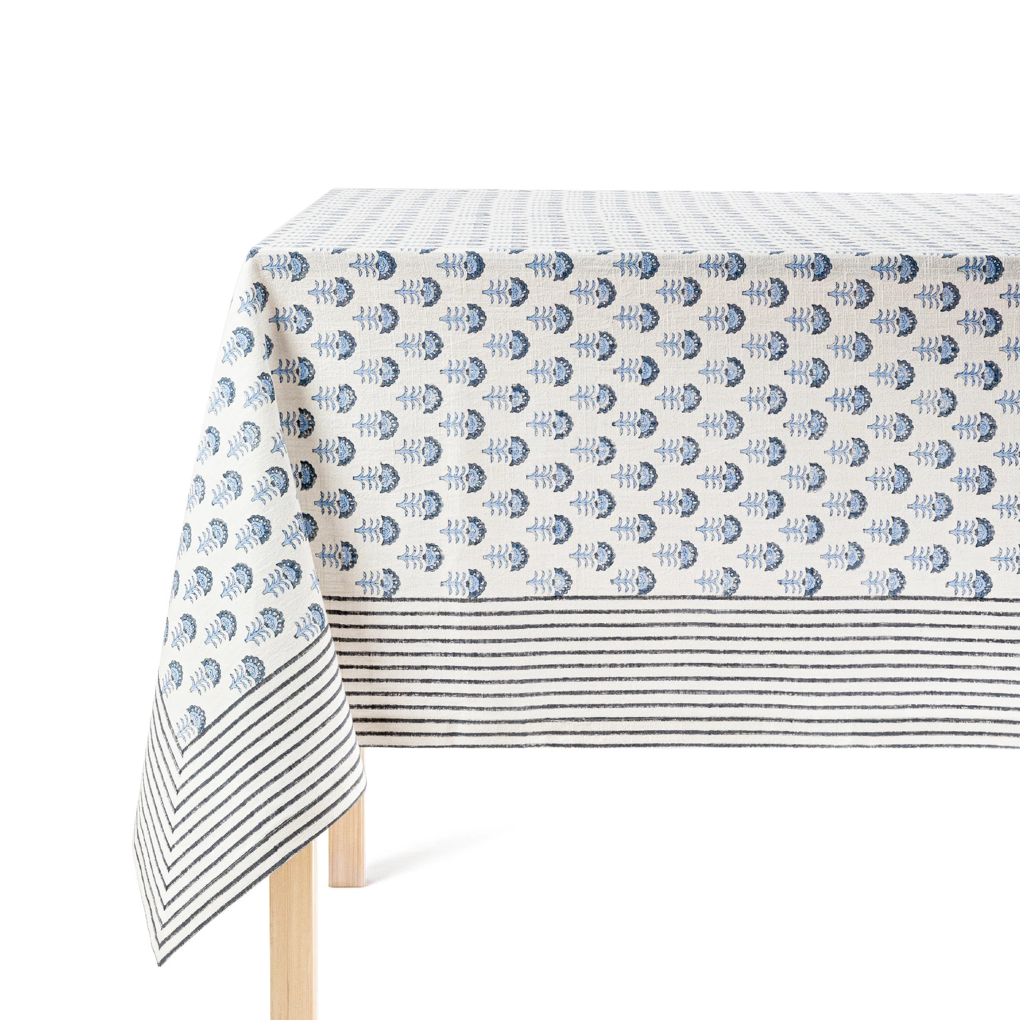 over&back Hand-Screened Tablecloth - 100% Cotton - Kitchen and Home Decor | Wayfair North America