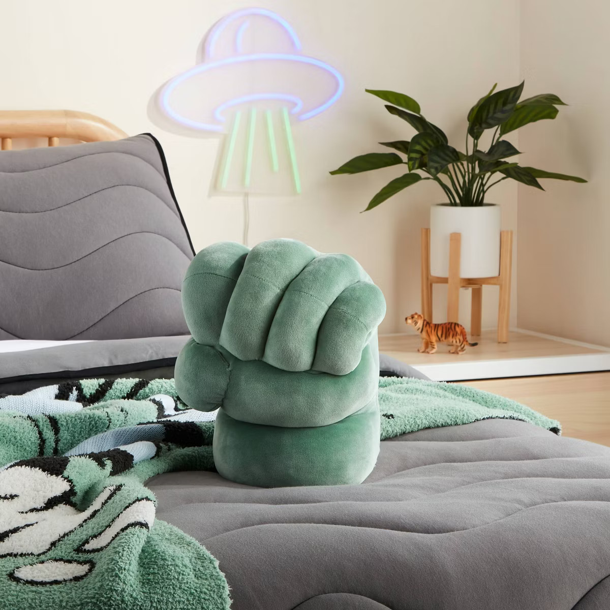 Marvel Hulk Fist Kids' Decorative Throw Pillow - The Marvel Collection by Pillowfort™ | Target