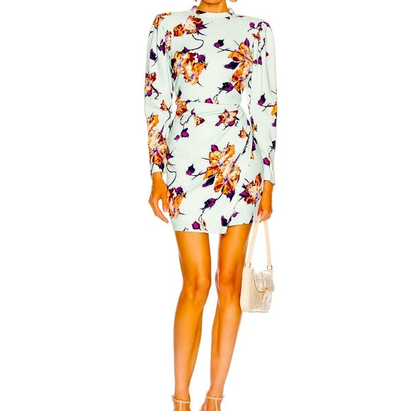 A.L.C. Jane Draped Floral Dress | Poshmark