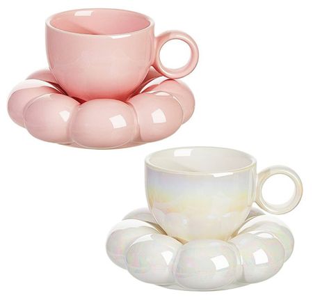 What a cute gift idea! I want to drink my morning coffee out of this every day! Gift idea. Chai tea latte. Kitchen accessories. Bubble tea cup and saucer. Cloud saucer  

#LTKFind #LTKhome #LTKunder50