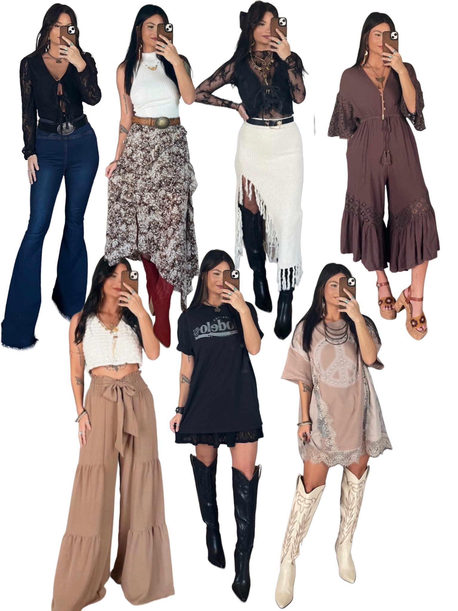 Recent outfits! All neutral style 🖤🤎🤍

#LTKStyleTip #LTKSeasonal