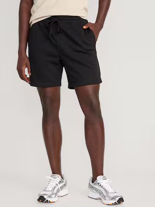 Garment-Washed Fleece Sweat Shorts -- 7-inch inseam | Old Navy (US)