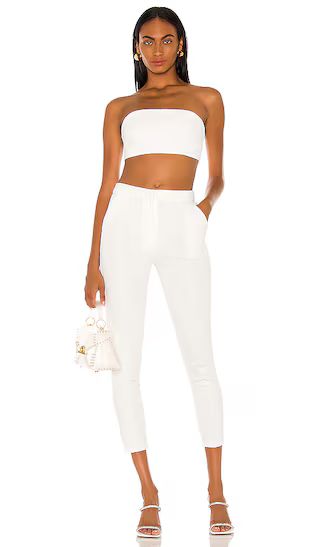 Remy Bandeau Pant Set in White | Revolve Clothing (Global)