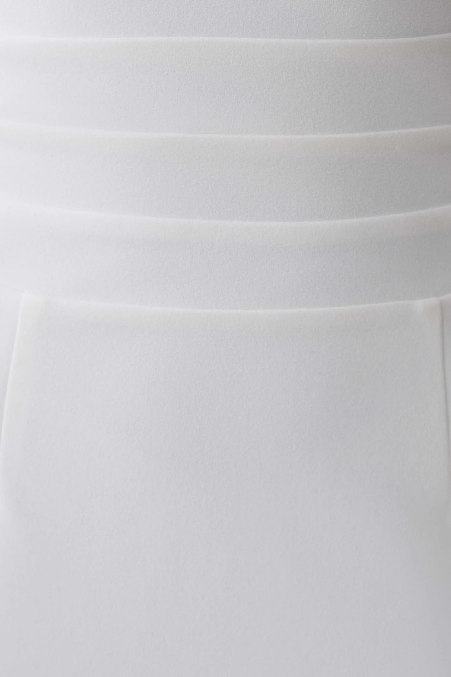 Stretch Crepe Maxi Dress - White | MESHKI US