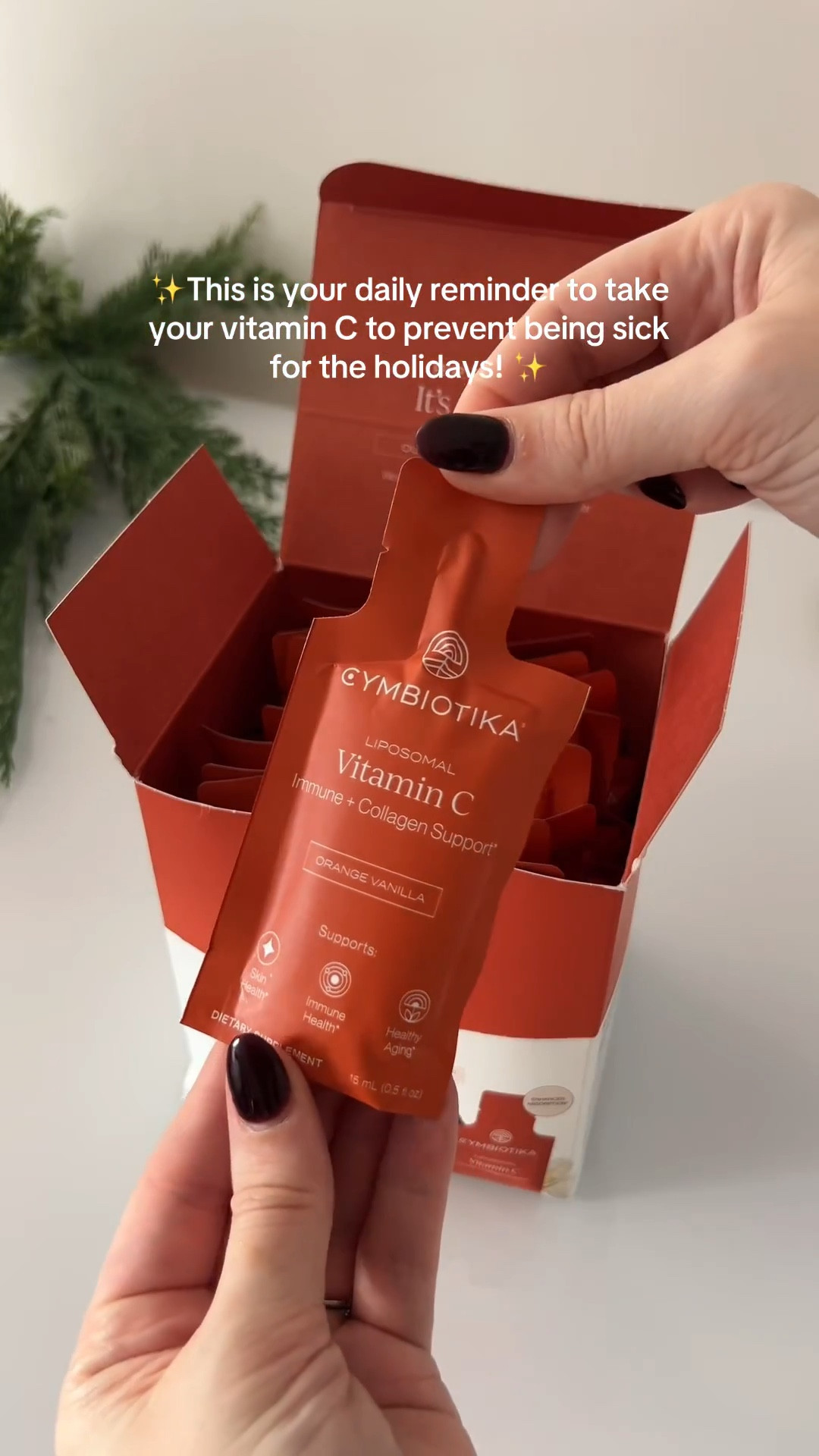 Your daily reminder to take your vitamin C so you aren’t sick for the holidays! ✨CYMBIOTIKA Vitamin C 

#LTKdayinmylife #LTKCyberWeek