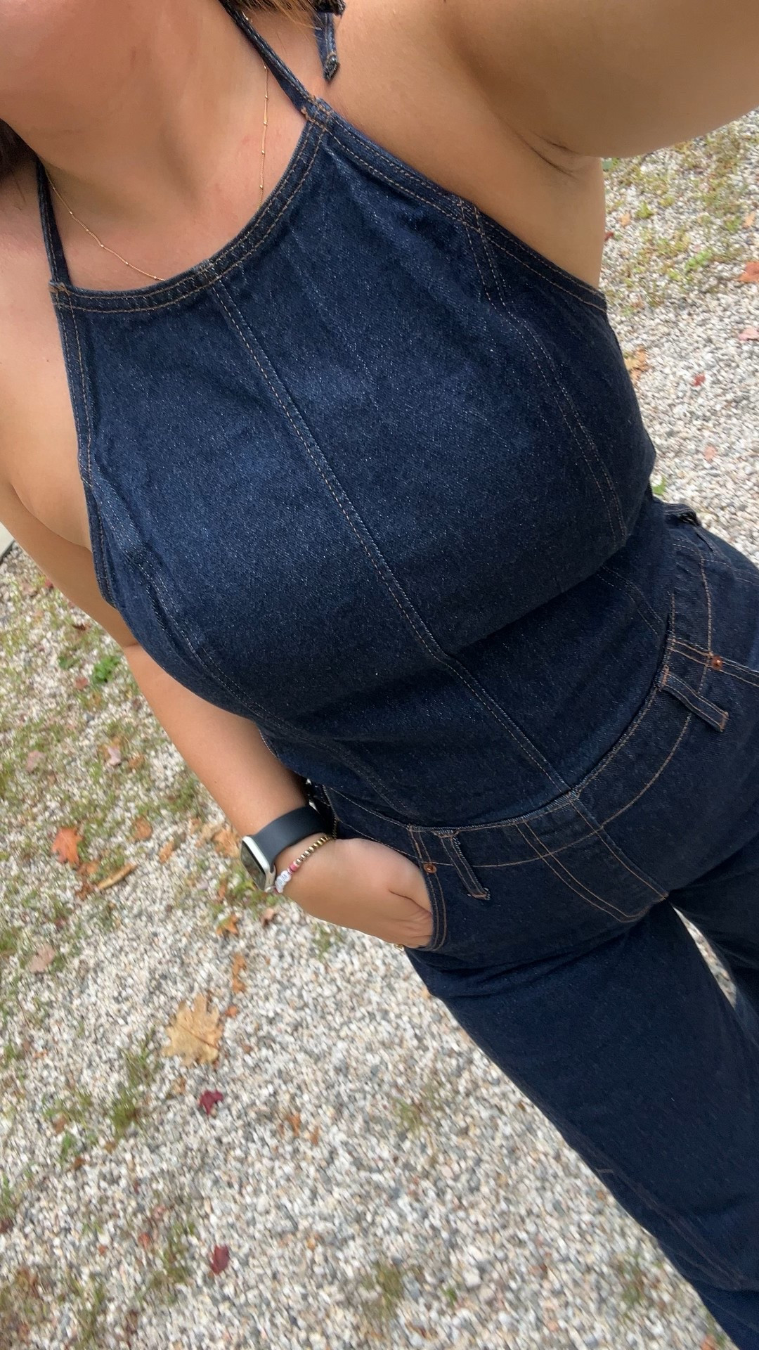 Abercrombie denim barrel jeans jumpsuit Wearing jumpsuit. Wearing a size medium  

#LTKSeasonal #LTKFindsUnder100 #LTKNYFW