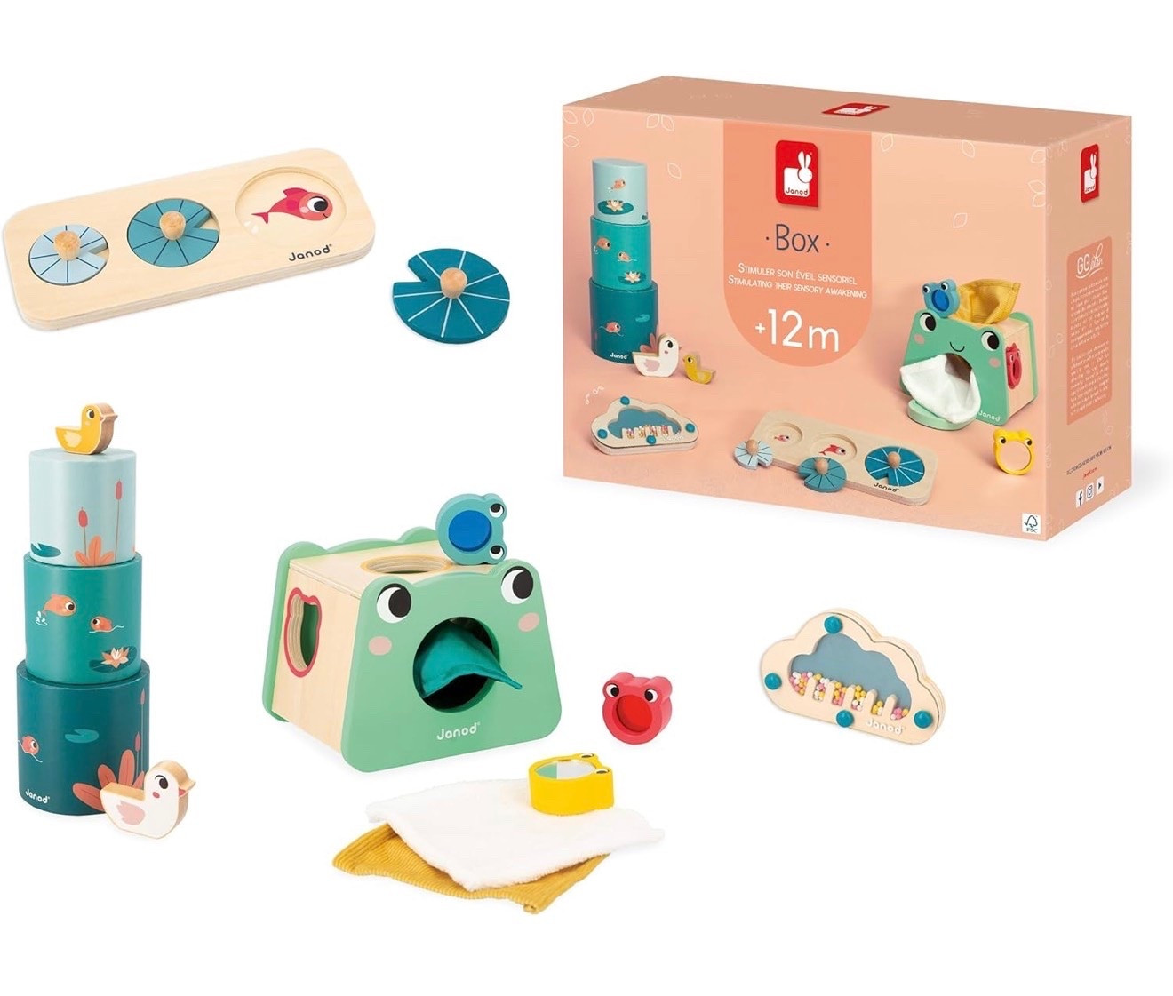 Scarlett loves playing with this wooden toy! It comes with so many fun pieces that encourage learning through play. This brand offers a wide variety of beautifully made wooden toys for different ages and stages. This particular set is recommended for ages 12 months and up, so we removed the two smaller pieces since Scarlett is just under 12 months.

#LTKBaby #LTKmomlife #LTKKids