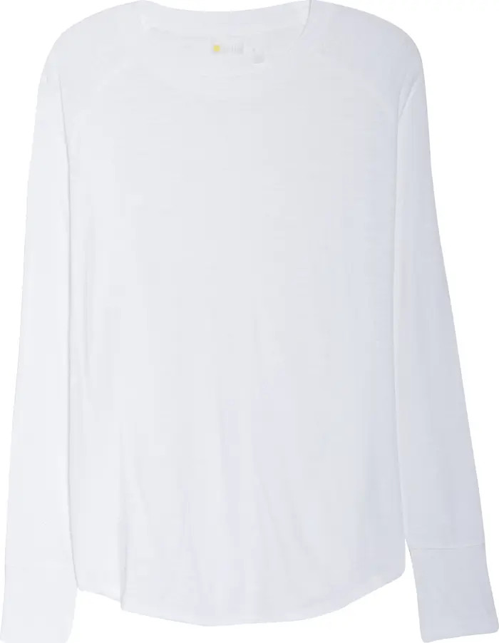 Relaxed Long Sleeve Slub Jersey T-Shirt | Nordstrom