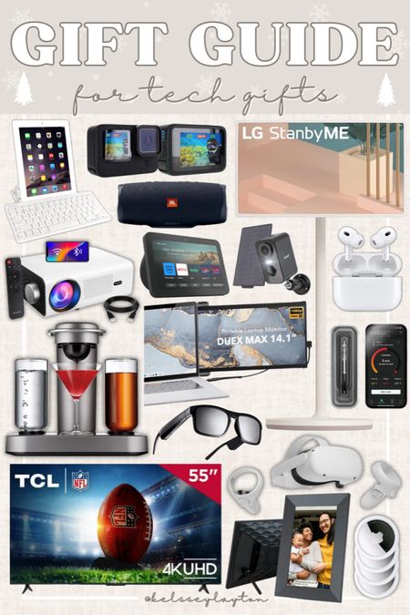 Gift guide tech gifts, Christmas gifts for tech lover, tech gift guide 

#LTKsalealert #LTKGiftGuide #LTKCyberWeek