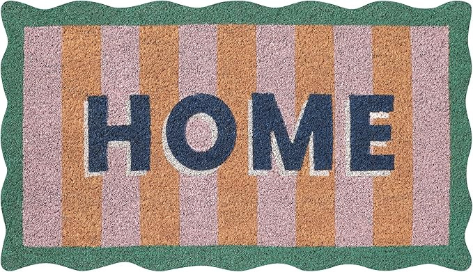Folkulture Home Sweet Home Door Mat, Eco Friendly Mats for Front Door, 16" x 28" Inch Welcome Mat... | Amazon (US)