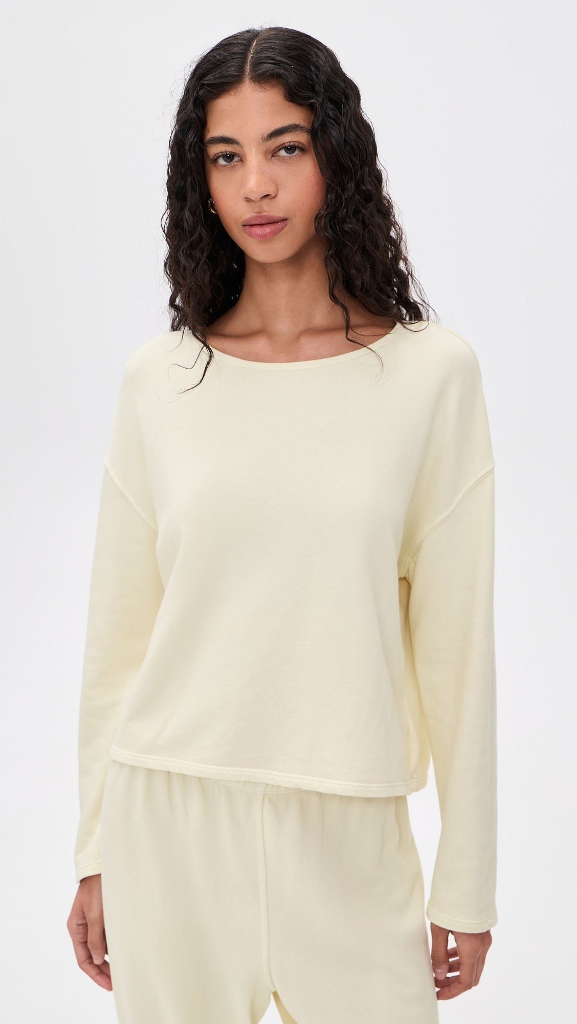 Briana French Terry Long Sleeve Tee | Shopbop