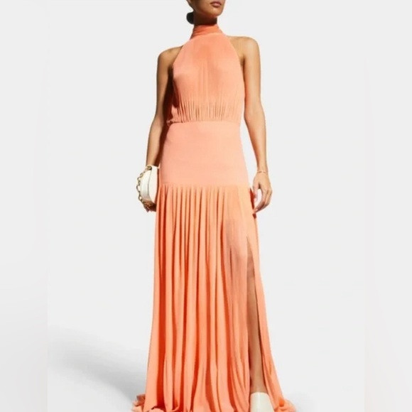 Veronica Beard Lilliana Maxi Dress Bright Coral Women's Size 00 (small) | Poshmark