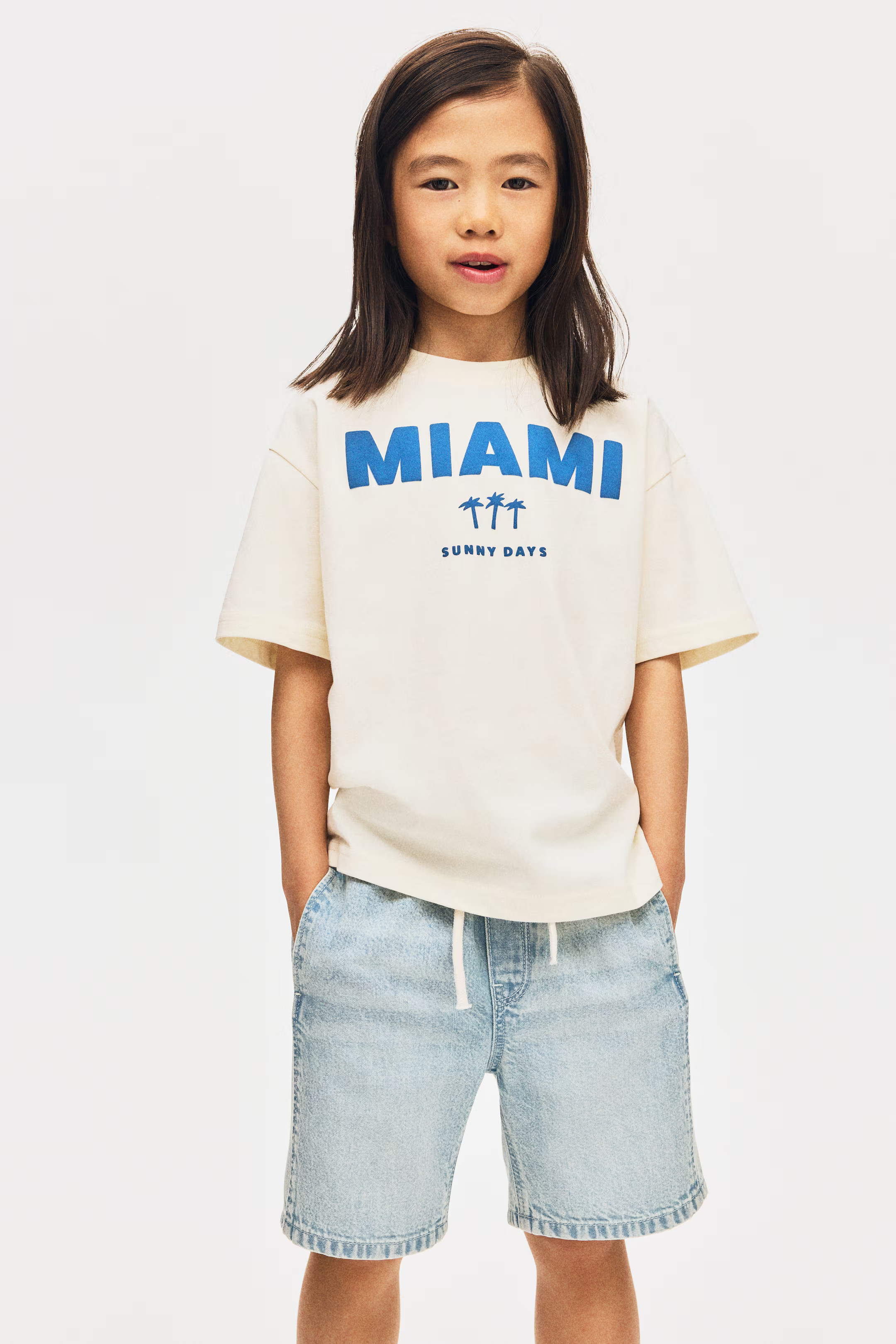 Cotton Denim Shorts | H&M (US + CA)