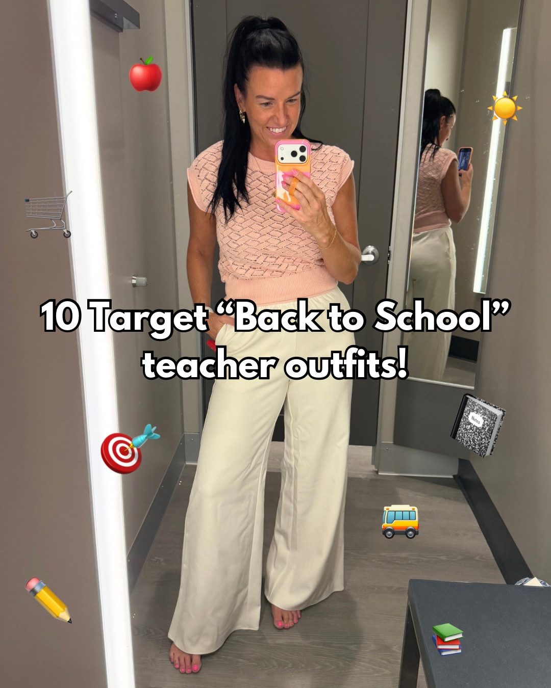 Target outfits for teachers!! 🎯

Loving everything, especially all the pants as a teacher going back to school soon!! 

Here’s what I tried on— wide leg pants (LOVE the olive green!), barrel jeans and straight leg jeans, striped cargo pants, twill pants (long for my tall gals!!), a maxi skirt and polka dot skirt for that end of summer vacation or back to school, the cutest new casual Friday jeans, cream pull-on pants, and pink sweater top!!


#Itkbts #backtoschool #target #targetstyle #teacheroutfits back to school, teacher outfit ideas, elementary education, primary teacher outfits, summer outfits, summer vacation @target @targetstyle Target haul, target did it again!

#LTKSeasonal #LTKWorkwear #LTKootd