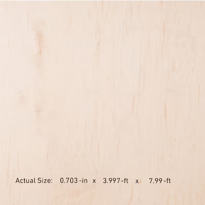 3/4-in x 4-ft x 8-ft Maple Decorative Plywood | Lowe's