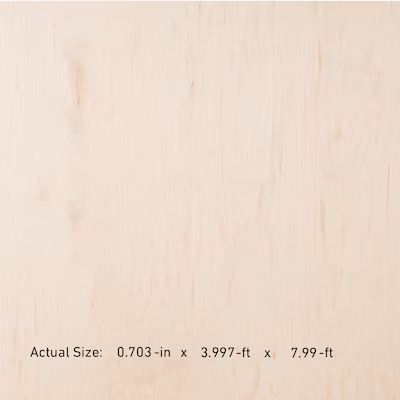 3/4-in x 4-ft x 8-ft Maple Decorative Plywood | Lowe's