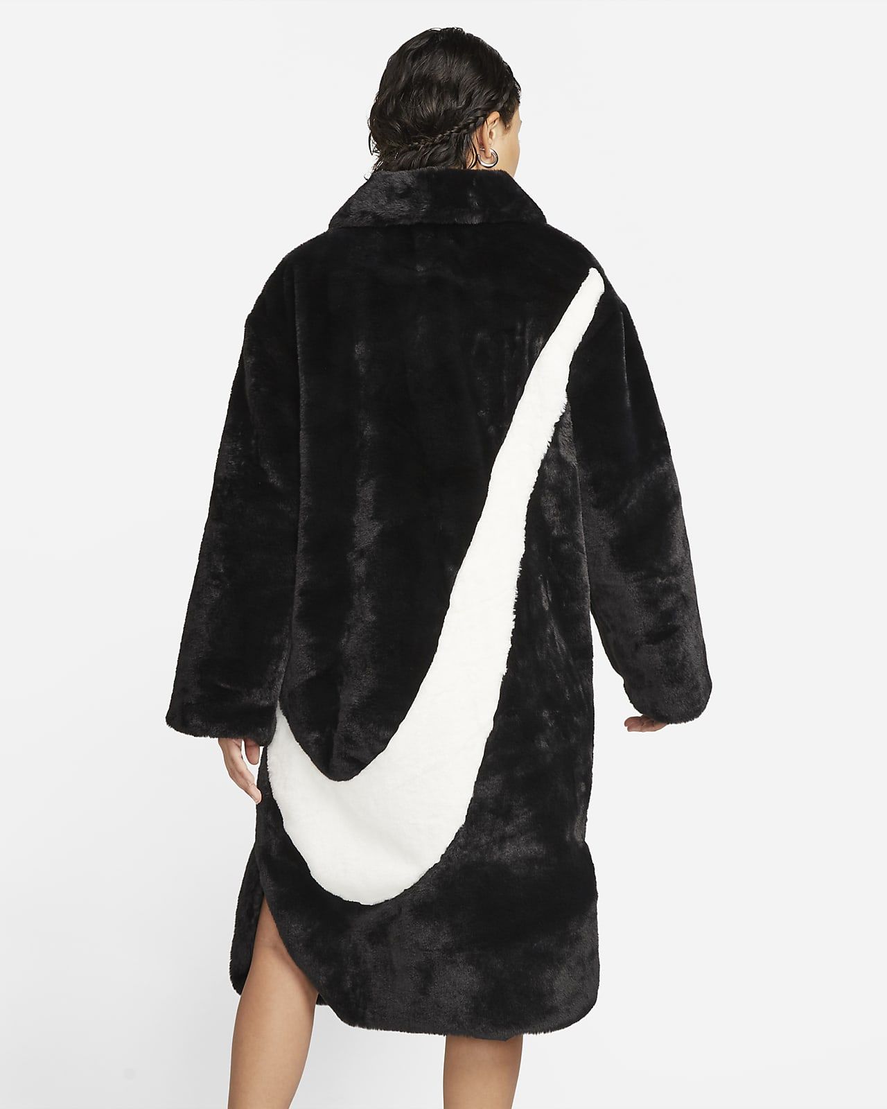 Women's Faux Fur Long Jacket | Nike (US)