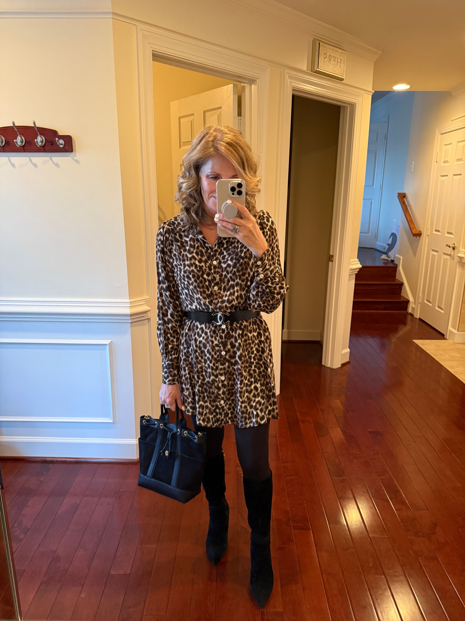 Leopard prints on trend big time. Added a belt for a cinched look

#LTKPetite #LTKOver40 #LTKTravel