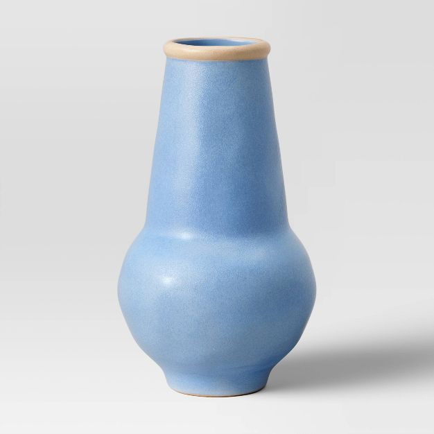 Tall Ceramic Vase Blue - Threshold&#8482; | Target