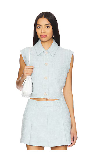 Jhene Top in Blue | Revolve Clothing (Global)