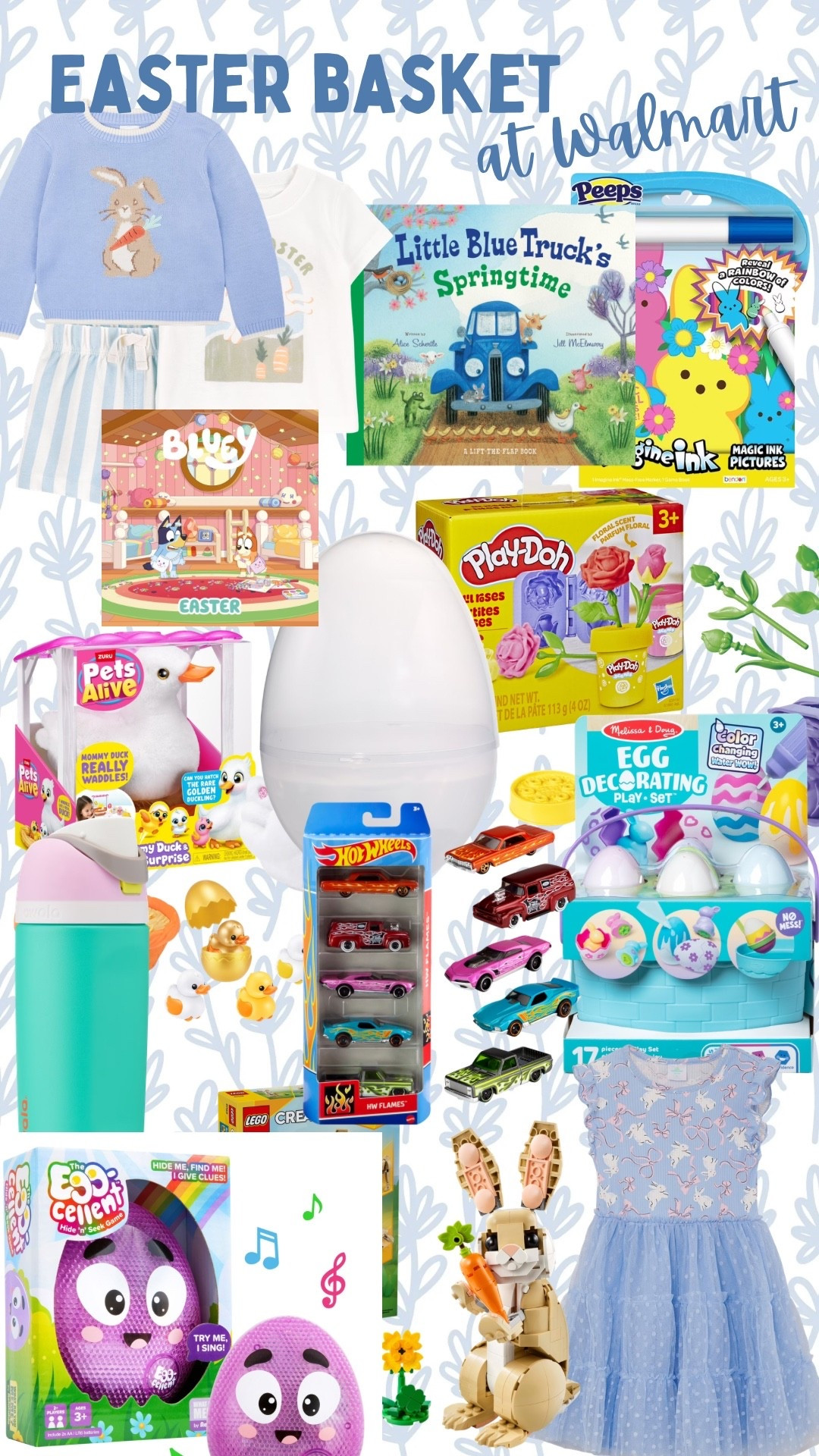 Easter basket finds from Walmart! Loving these giant plastic Easter eggs to replace a traditional basket and all the goodies you can fit into them! 

#LTKKids #LTKSeasonal #LTKBaby