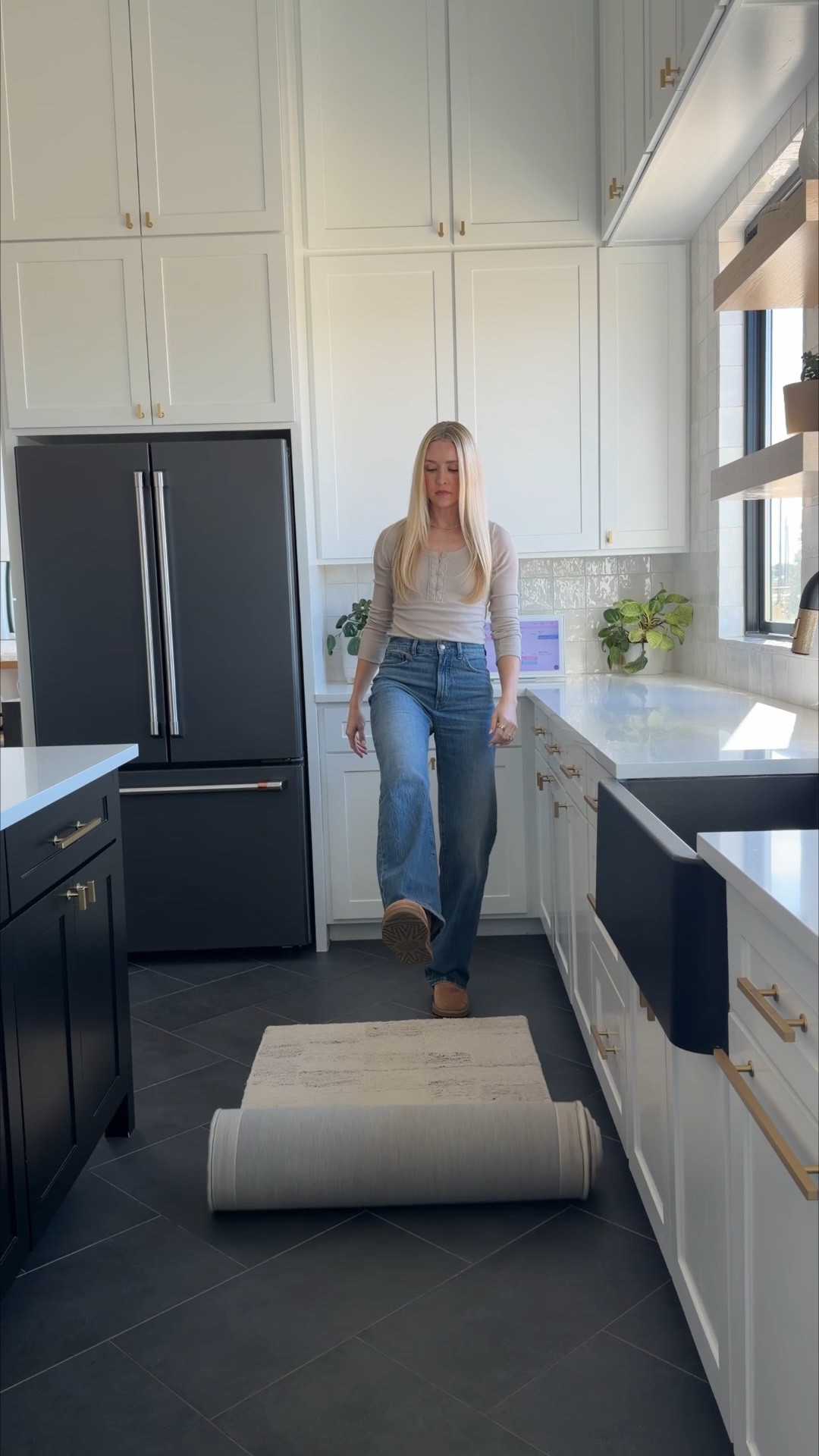 I didn’t realize how much this laundry room needed a plush runner until I added this one. #ad It’s neutral, so soft underfoot, and instantly made the space feel more finished. January always makes me want to reset the rooms we actually use every day, and this was such an easy upgrade. 

#Wayfair #WayfairPartner @wayfair


#LTKSaleAlert #LTKHome