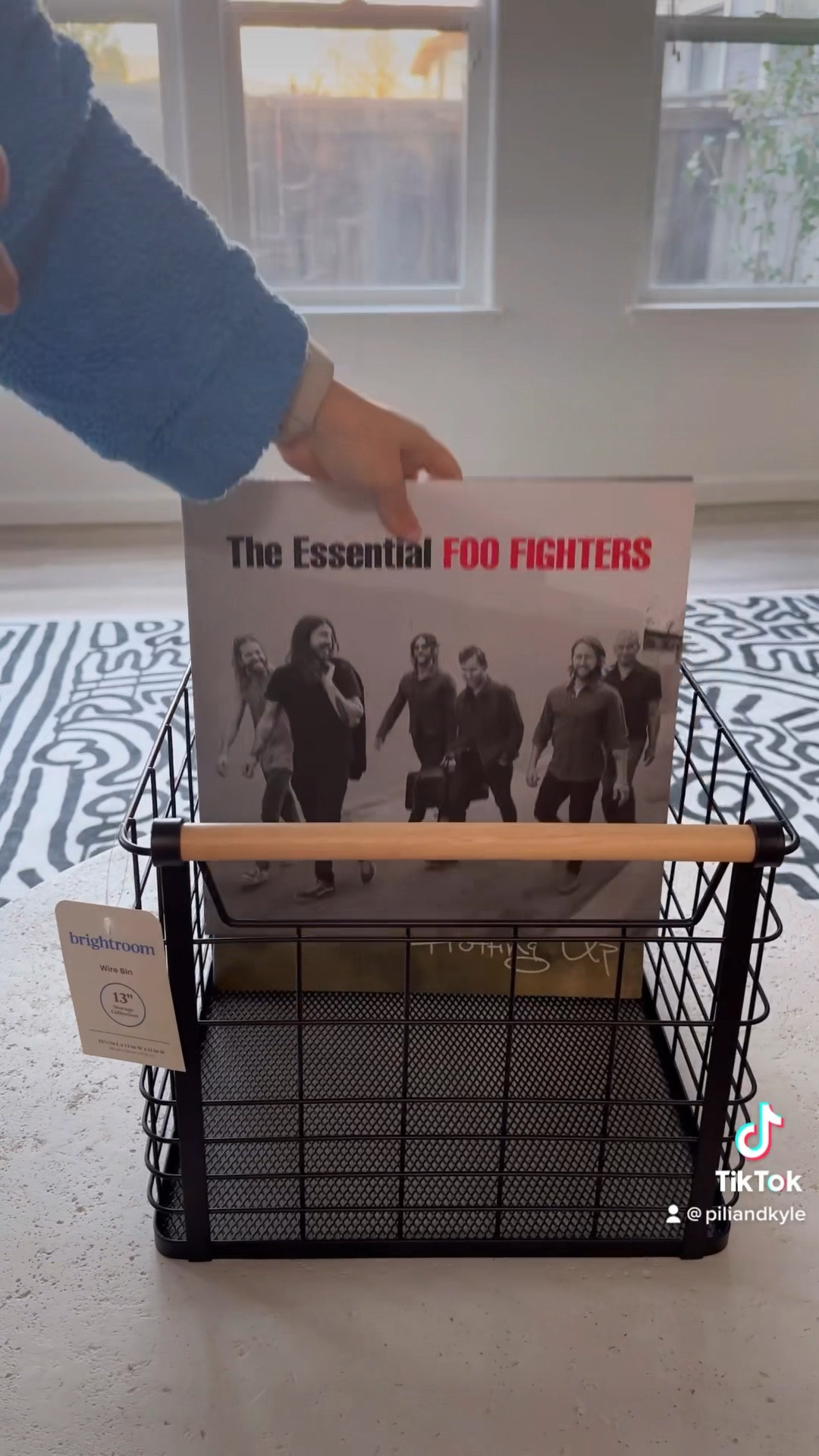 This new #brightroomattarget decorative basket is a game changer for my records 🏡🫶 || @target #targetfinds #targethaul #homedecor #newhomeowners #firsthome 

#LTKhome #LTKfamily #LTKFind