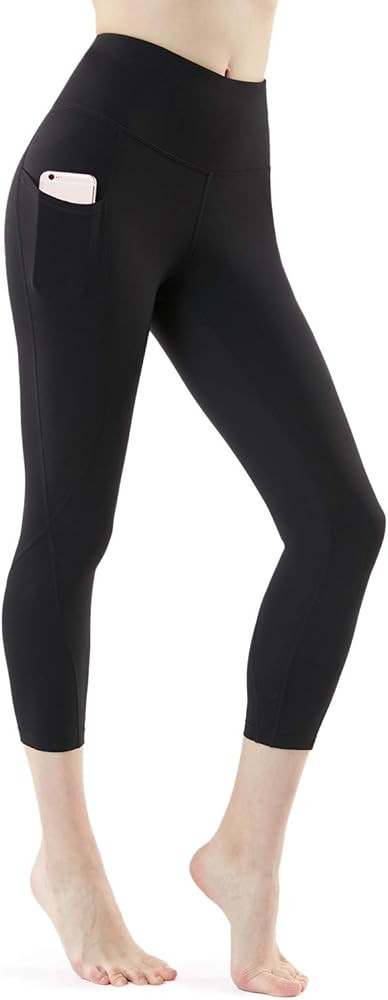 TSLA Women's Yoga Leggings, Mid/High Waisted Tummy Control Workout Leggings, Athletic Yoga Pants ... | Amazon (US)