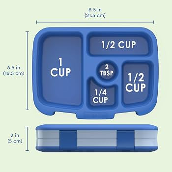 Bentgo Kids Bento-Style 5-Compartment Leak-Proof Lunch Box - Ideal Portion Sizes for Ages 3 to 7 ... | Amazon (US)