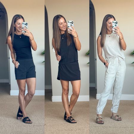 Athleisure Favorites

I am wearing size S ribbed tank, XS muscle tank, trekkie shorts 0, skort XS, linen pants XXS petite - TTS!

Summer  Summer fashion  Summer style  Summer outfits  Activewear  Athleisure  Tennis skort  Casual style  Casual outfit  Seasonal outfits 

#LTKFitness #LTKSeasonal #LTKStyleTip