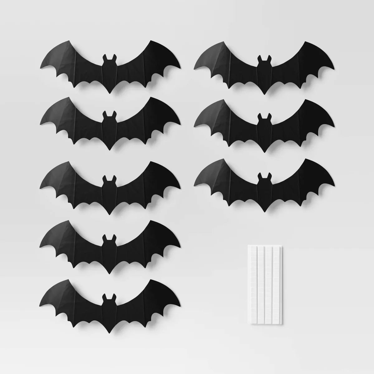 8ct Halloween Decor Kit Bats - Hyde & EEK! Boutique™: Wall Decals, 18+ | Target