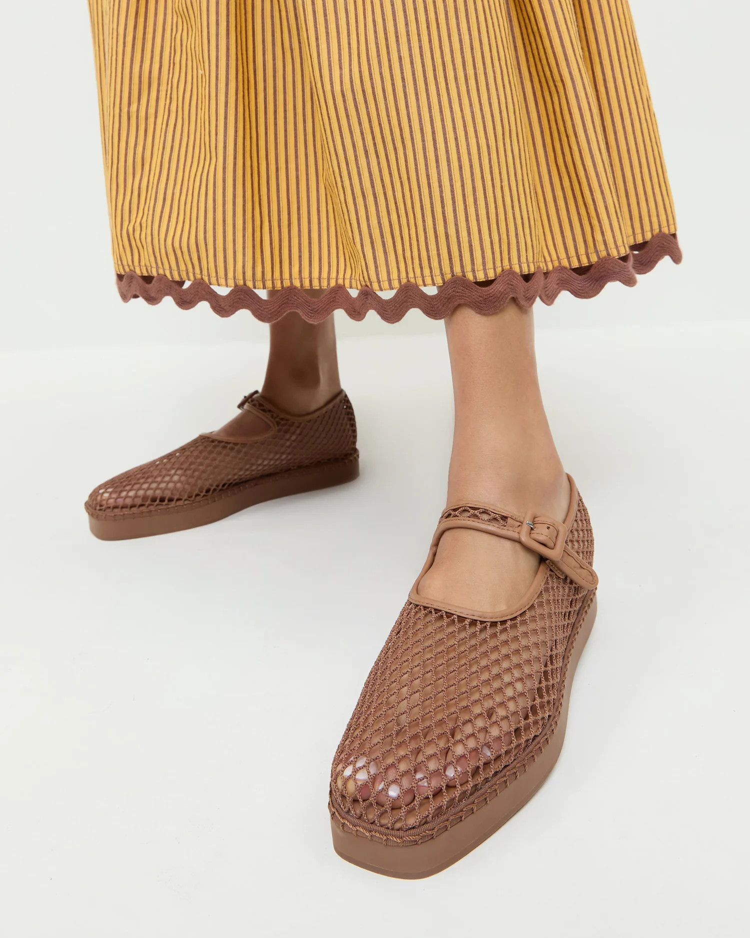 Rita Brown Netted Mary Jane | Loeffler Randall