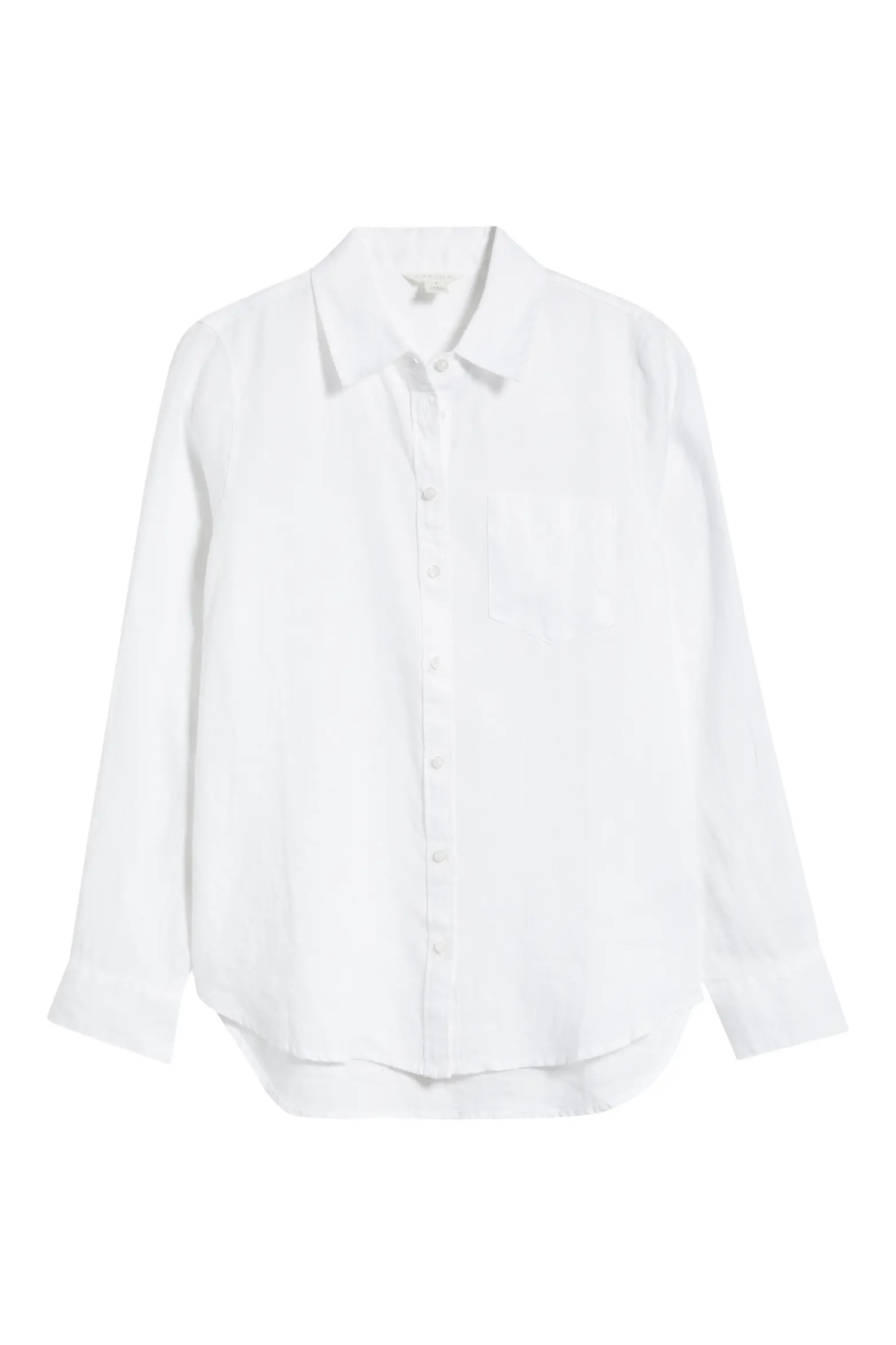 Casual Linen Button-Up Shirt (Women) | Nordstrom | Nordstrom